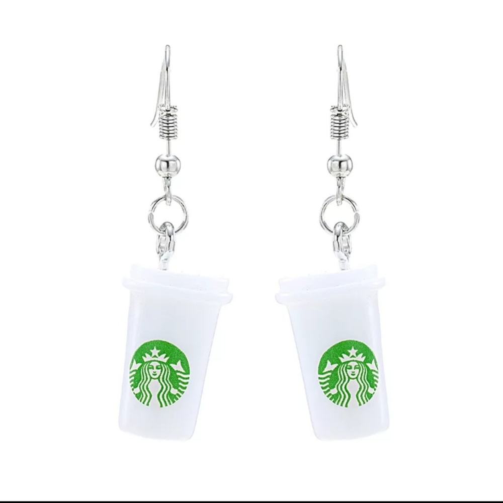 Starbucks earrings